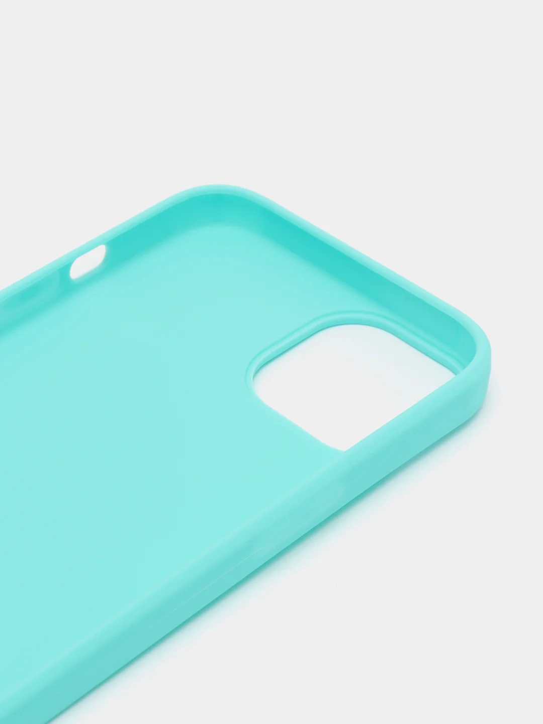 Бирюзовый чехол для iPhone 13 / Айфон 13, силиконовый, цветной, матовый
