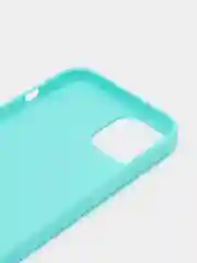 Бирюзовый чехол для iPhone 13 / Айфон 13, силиконовый, цветной, матовый