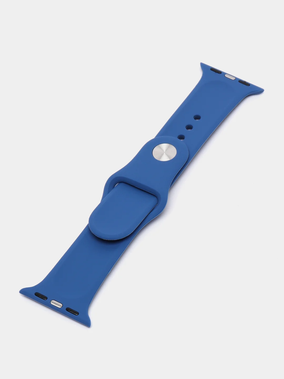 Синий ремешок для часов Apple Watch X22 Pro, X7, X7 Pro, T200 Plus, M16, HW22, силиконовый
