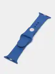 Синий ремешок для часов Apple Watch X22 Pro, X7, X7 Pro, T200 Plus, M16, HW22, силиконовый