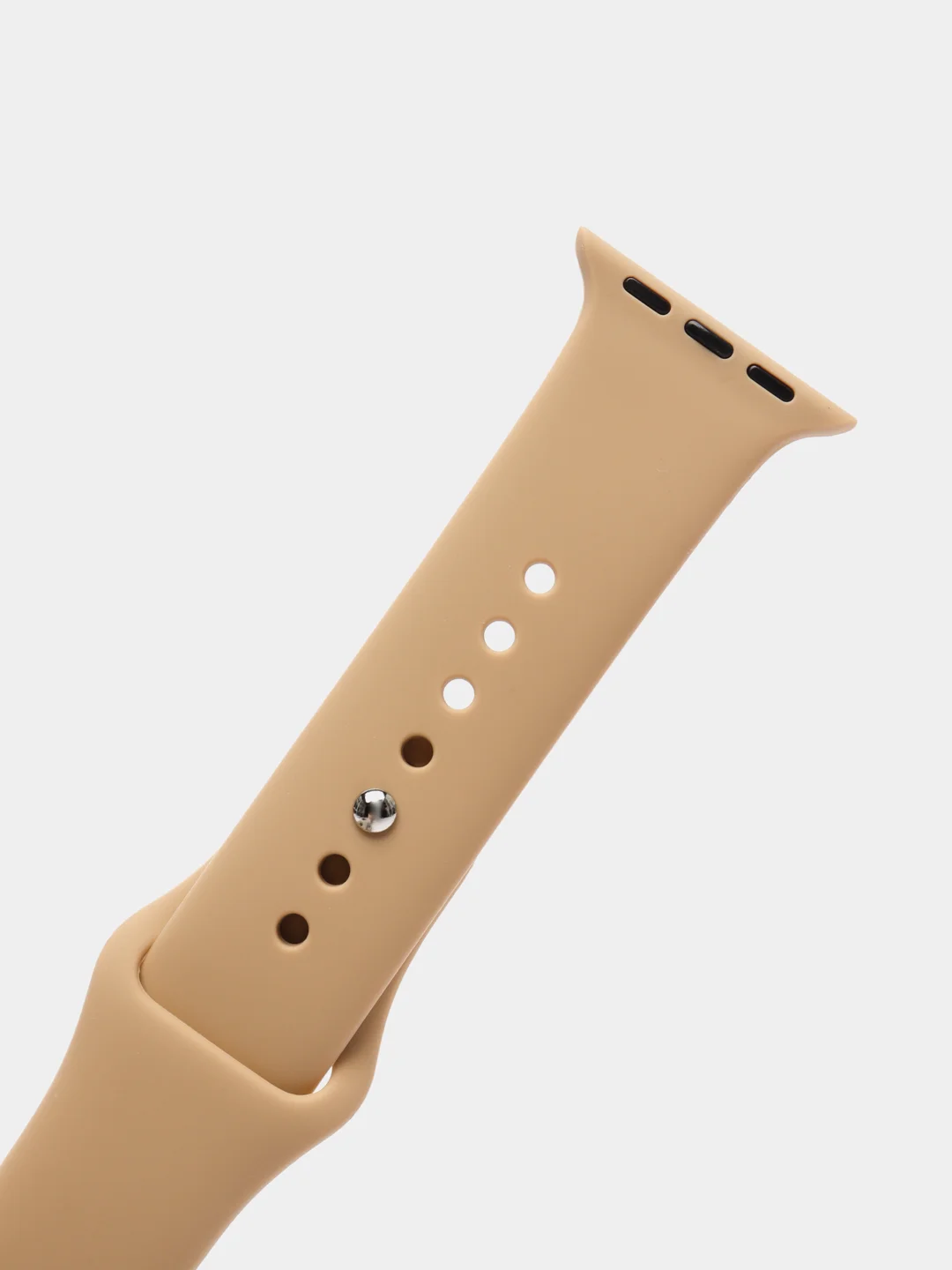 Бежевый ремешок для часов Apple Watch X22 Pro, X7, X7 Pro, T200 Plus, M16, HW22, силиконовый