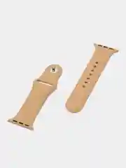 Бежевый ремешок для часов Apple Watch X22 Pro, X7, X7 Pro, T200 Plus, M16, HW22, силиконовый