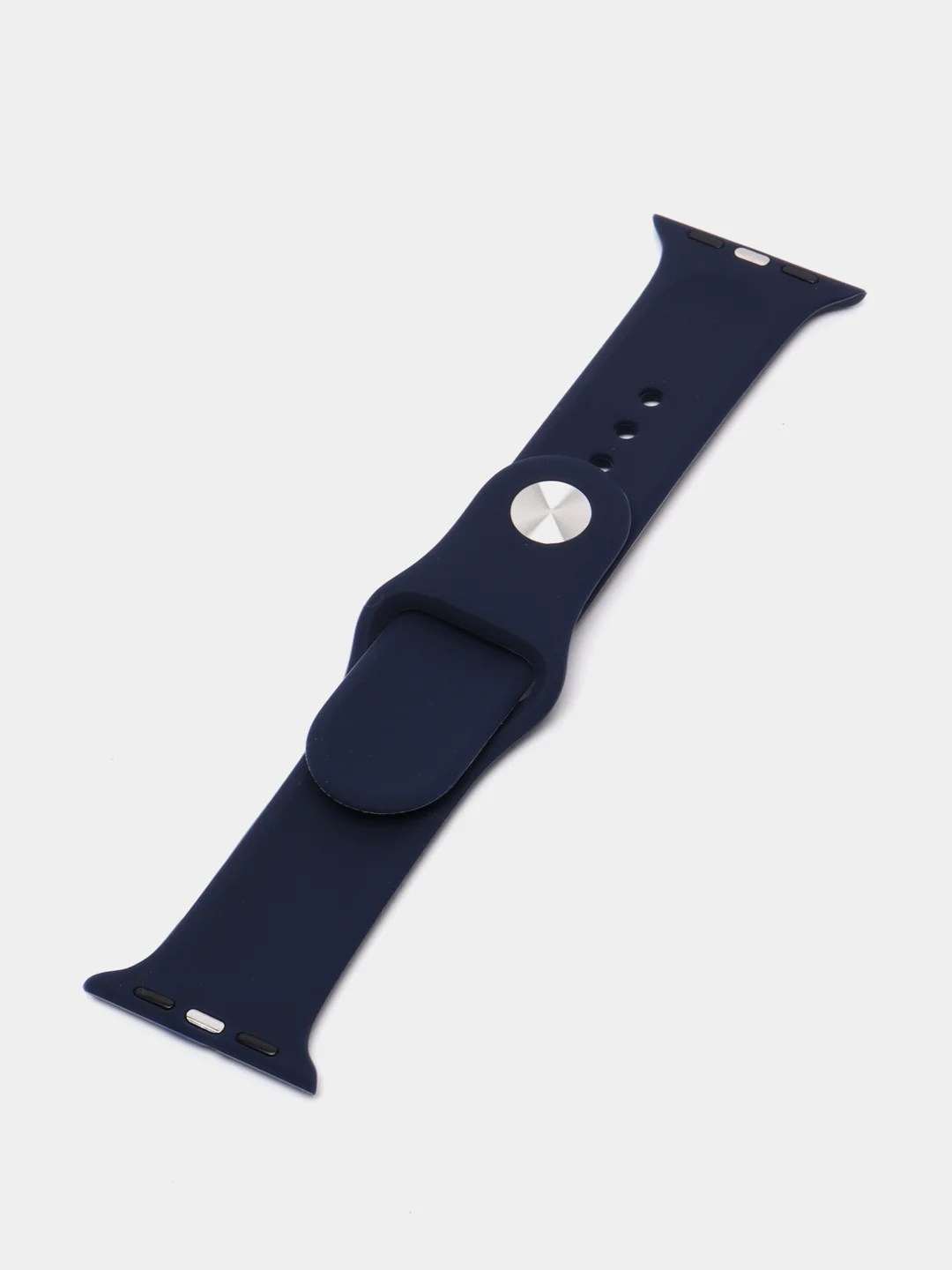 Темно-синий ремешок для часов Apple Watch X22 Pro, X7, X7 Pro, T200 Plus, M16, HW22, силиконовый