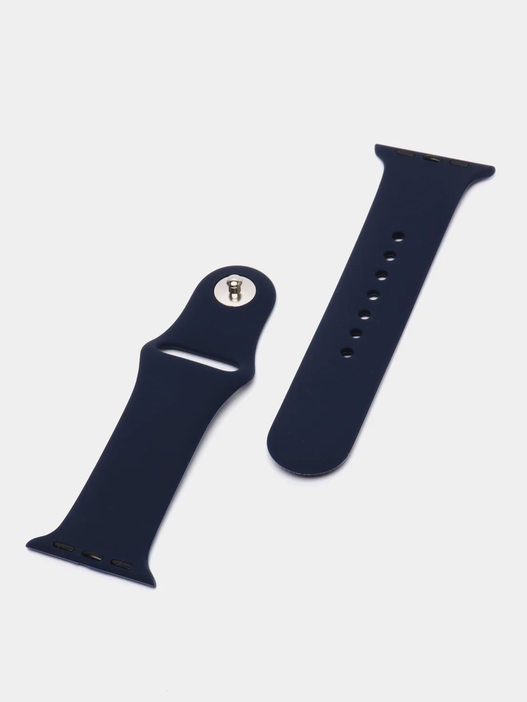 Темно-синий ремешок для часов Apple Watch X22 Pro, X7, X7 Pro, T200 Plus, M16, HW22, силиконовый