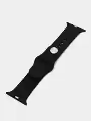 Черный ремешок для часов Apple Watch X22 Pro, X7, X7 Pro, T200 Plus, M16, HW22, силиконовый