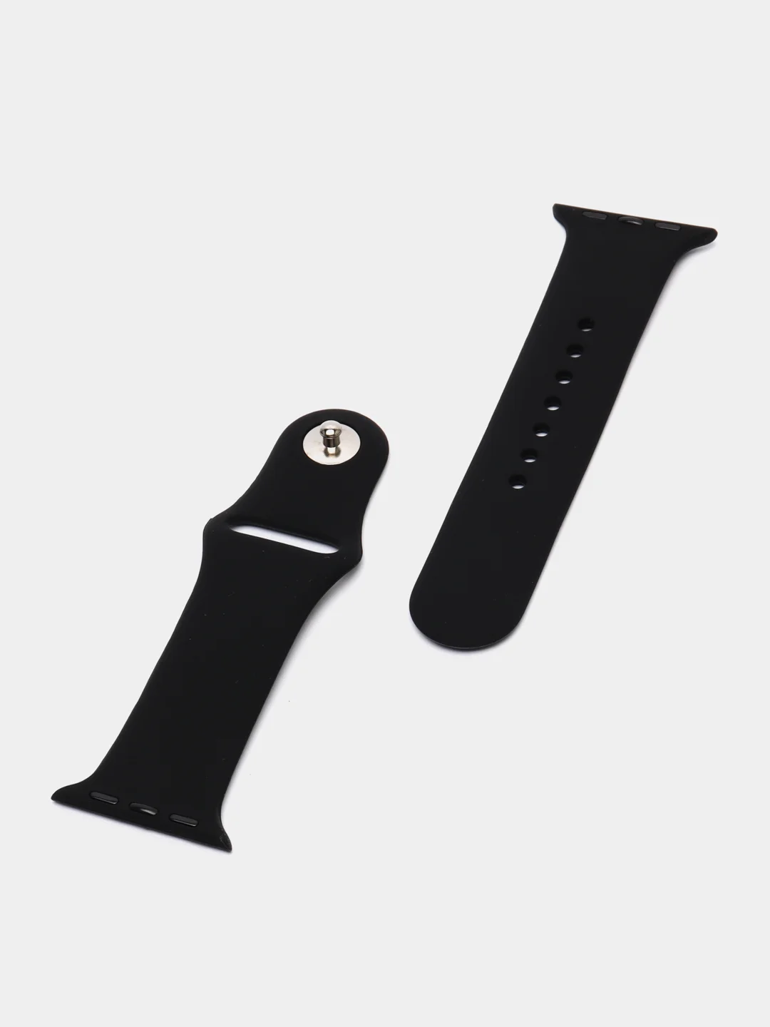 Черный ремешок для часов Apple Watch X22 Pro, X7, X7 Pro, T200 Plus, M16, HW22, силиконовый