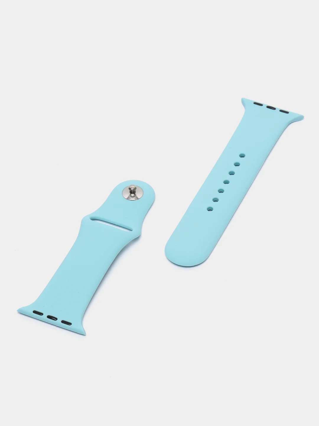 Голубой ремешок для часов Apple Watch X22 Pro, X7, X7 Pro, T200 Plus, M16, HW22, силиконовый