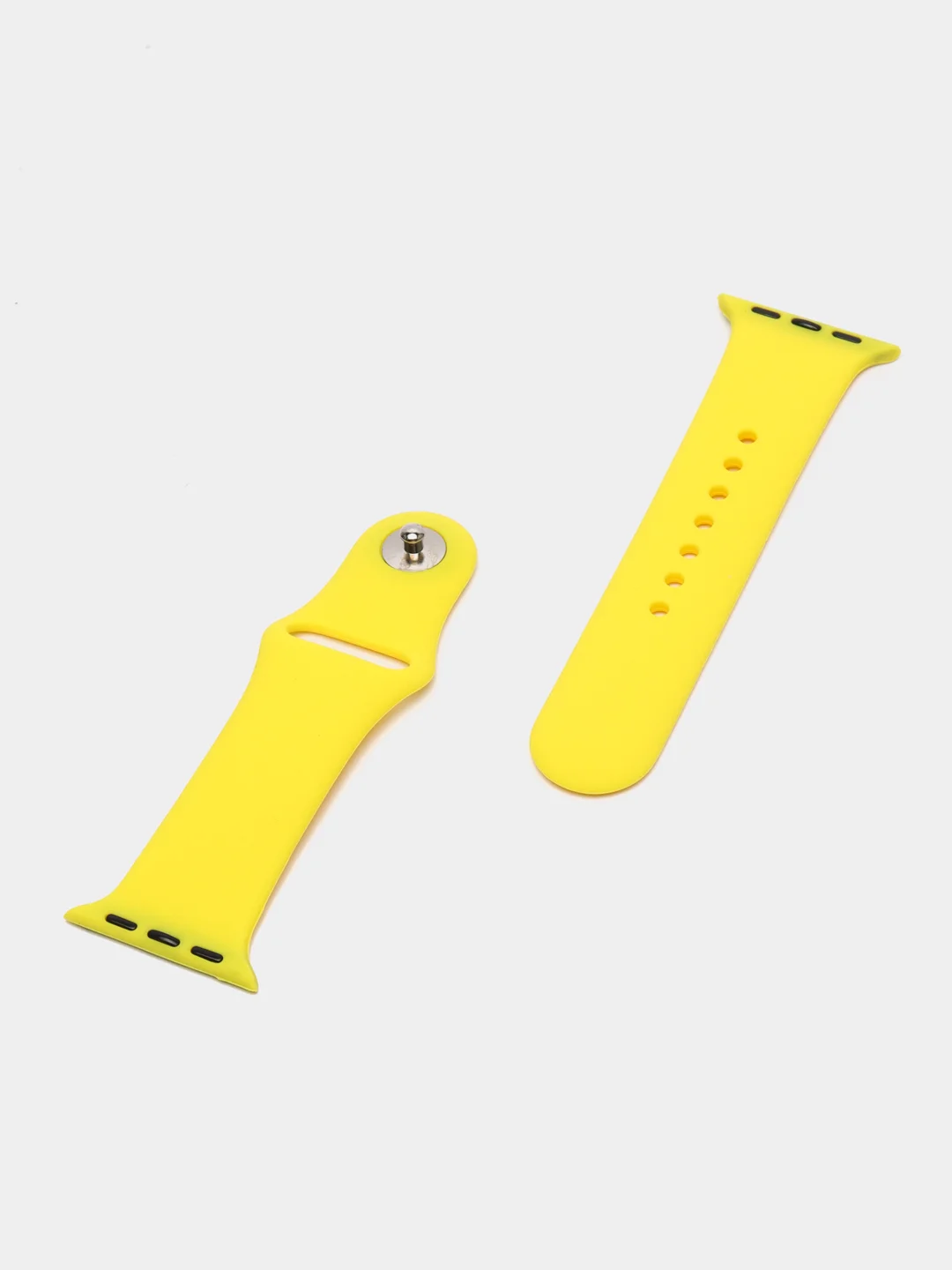 Желтый ремешок для часов Apple Watch X22 Pro, X7, X7 Pro, T200 Plus, M16, HW22, силиконовый