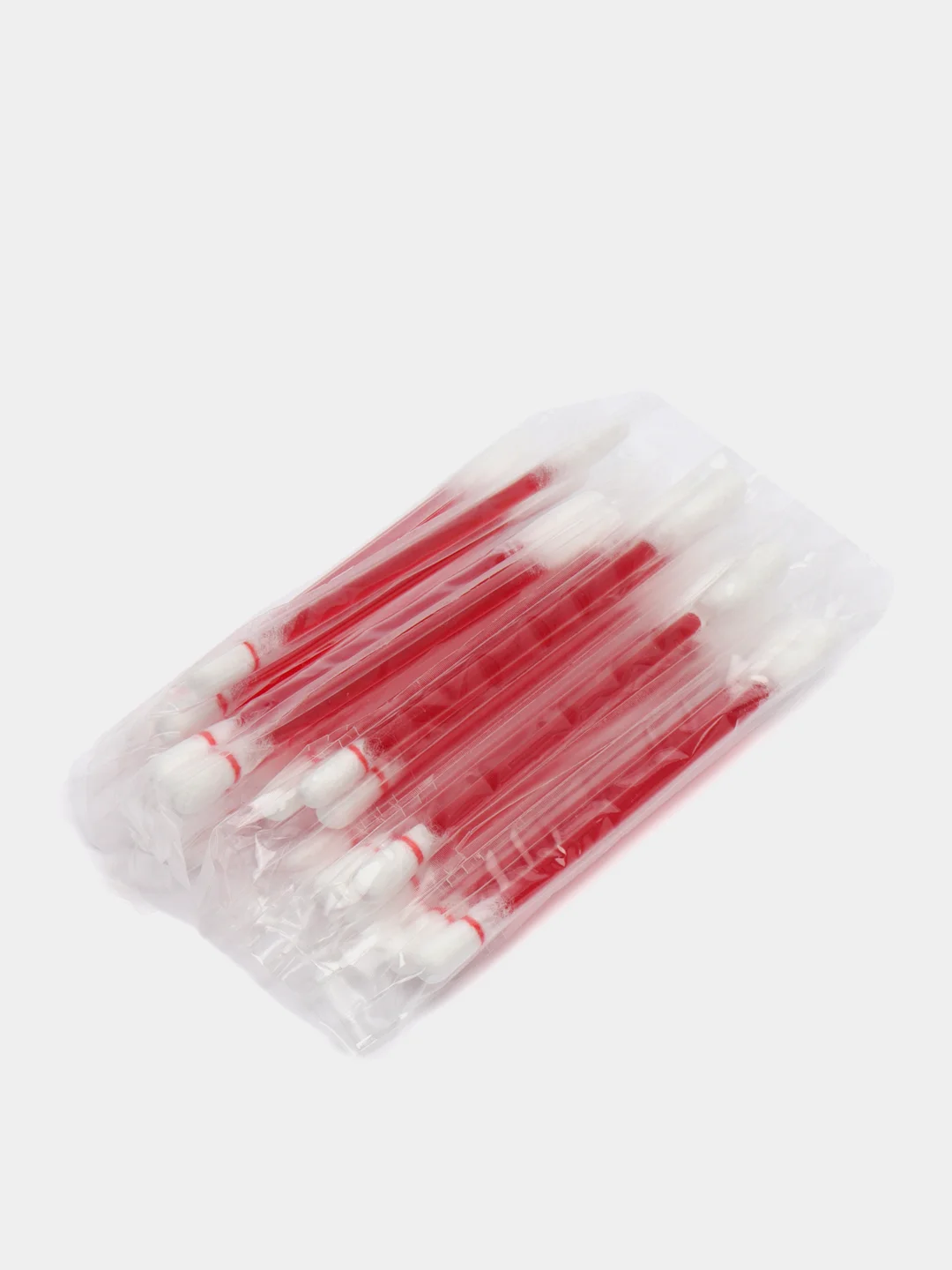 Красный тинт для губ TATOO LIPSTICK, стойкий, ватные палочки, 20 штук