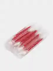 Красный тинт для губ TATOO LIPSTICK, стойкий, ватные палочки, 20 штук