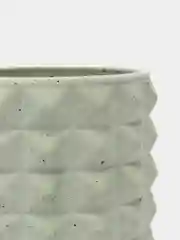 Зеленый кашпо бетонное "Колючка"