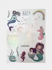 Темно-синий переводные татуировки для детей 42 вида, 12*7,5 и 16*12 см