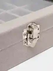 Серый шкатулка для хранения ювелирных украшений