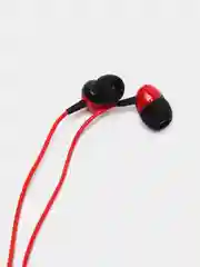 Красный наушники проводные MRM A4, MRM A7, внутриканальные, с микрофоном, 130 см