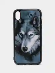 Угольный чехол для iPhone 11, 12, 12 Pro, XR, силикон с картинкой / рисунком