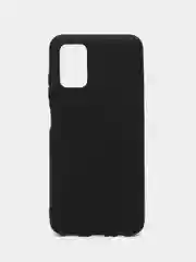 Черный чехол Samsung Galaxy A03s (Самсунг Галакси А03с) силиконовый, цветной, матовый