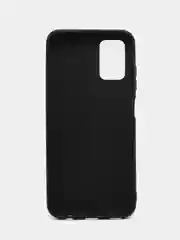 Черный чехол Samsung Galaxy A03s (Самсунг Галакси А03с) силиконовый, цветной, матовый