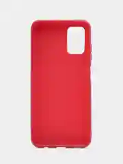 Бордовый чехол Samsung Galaxy A03s (Самсунг Галакси А03с) силиконовый, цветной, матовый