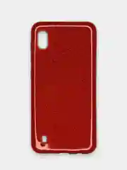 Красный чехол Samsung Galaxy A10, Самсунг Галакси А10 блестящий сияющий