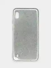 Серебряный чехол Samsung Galaxy A10, Самсунг Галакси А10 блестящий сияющий