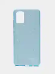 Голубой чехол Samsung Galaxy A51, Самсунг Галакси А51 блестящий сияющий