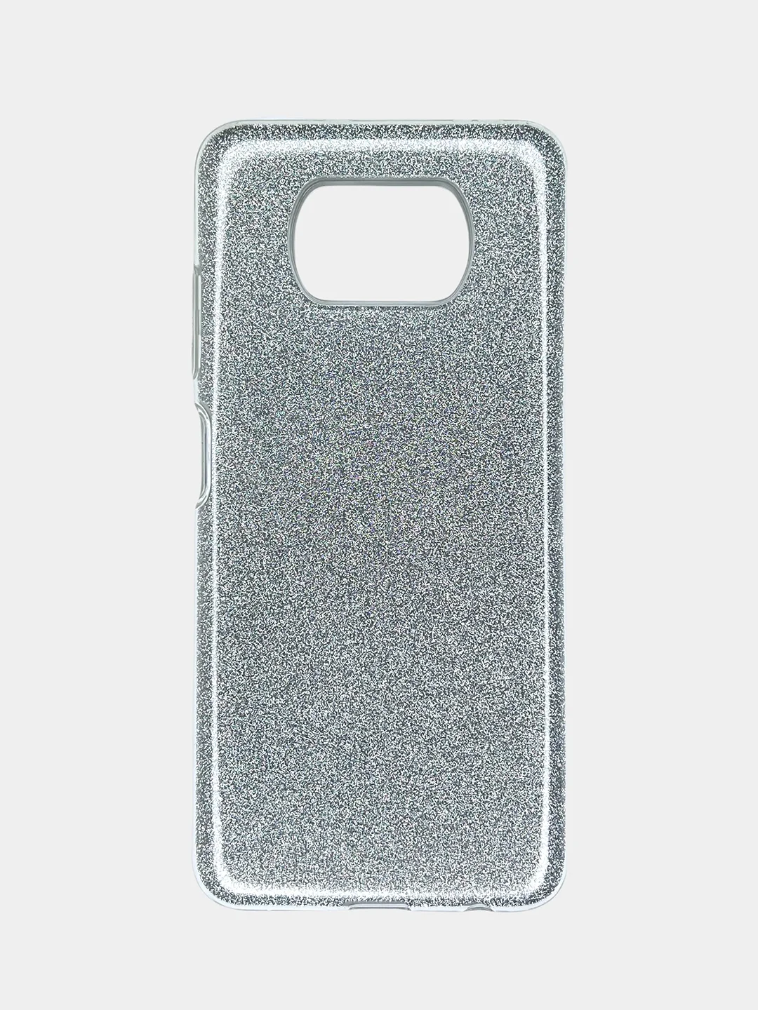 Серебряный чехол Xiaomi Poco X3 NFC / Poco X3 Pro, Сяоми Поко Х3 НФС / Поко Х3 Про блестящий сияющий