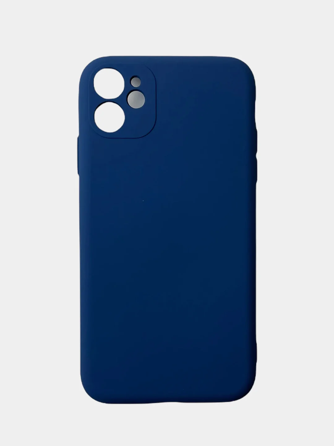 Темно-синий чехол для iPhone XR, 11 с бархатной подкладкой