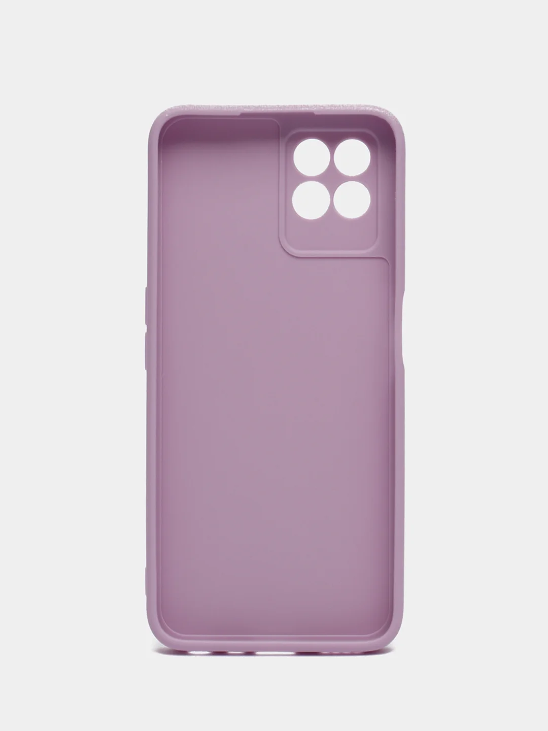 Лавандовый силиконовый чехол для Realme 8i, Narzo 50 (Реалми 8 ай, Нарзо 50), прозрачный
