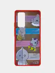 Розовый чехол Huawei Honor 30 Pro+ / Honor 30 Pro Plus, пластиковый, матовый, полупрозрачный