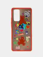 Коралловый чехол Huawei Honor 30 Pro+ / Honor 30 Pro Plus, пластиковый, матовый, полупрозрачный