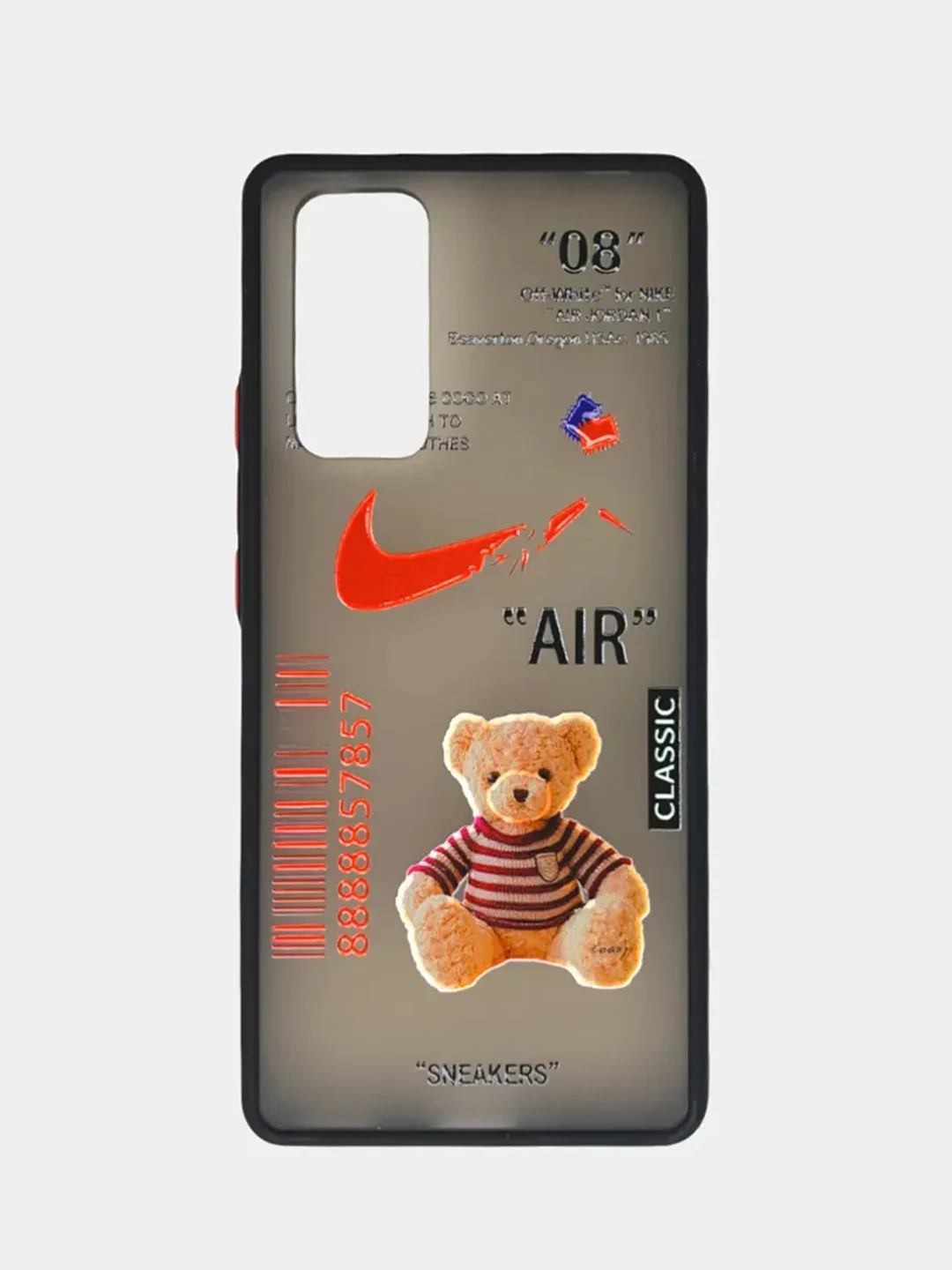 Бежевый меланж чехол Huawei Honor 30 Pro+ / Honor 30 Pro Plus, пластиковый, матовый, полупрозрачный