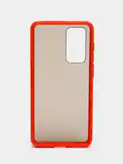 Алый чехол Huawei P40, Хуавей П40 пластиковый матовый полупрозрачный с рисунком