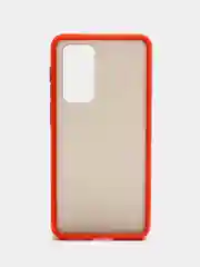 Алый чехол Huawei P40, Хуавей П40 пластиковый матовый полупрозрачный с рисунком