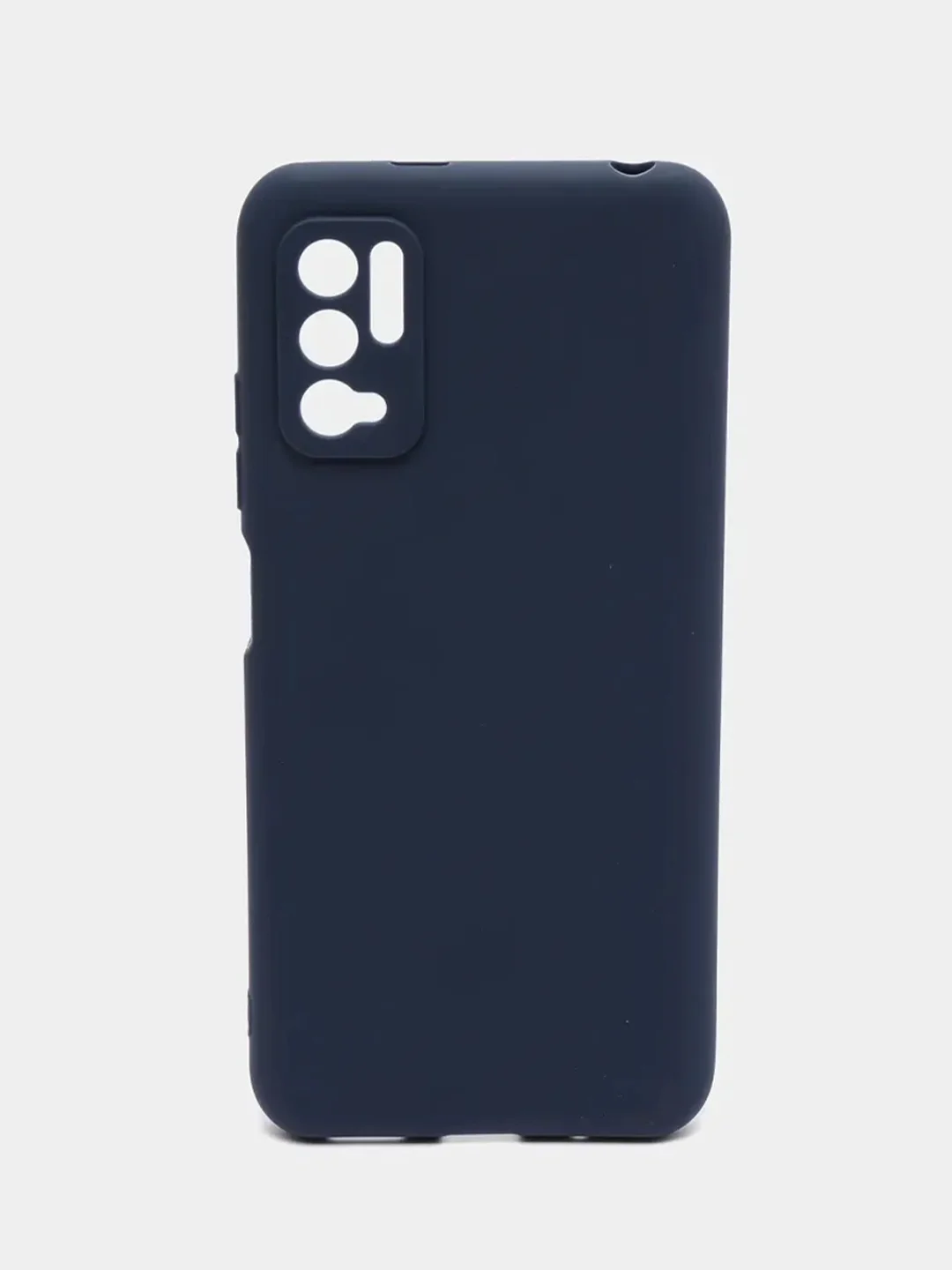 Темно-синий чехол Xiaomi Poco M3 Pro / Redmi Note 10T, Сяоми Поко М3 Про / Редми Нот 10Т, силиконовый