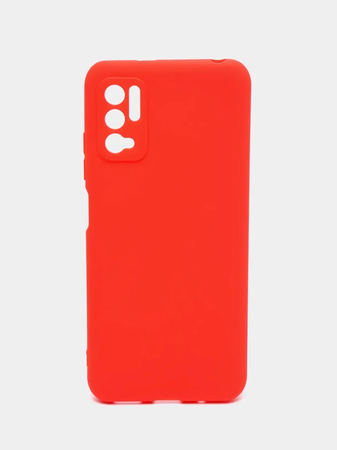 Красный чехол Xiaomi Poco M3 Pro / Redmi Note 10T, Сяоми Поко М3 Про / Редми Нот 10Т, силиконовый