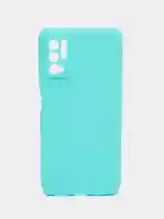 Бирюзовый чехол Xiaomi Poco M3 Pro / Redmi Note 10T, Сяоми Поко М3 Про / Редми Нот 10Т, силиконовый