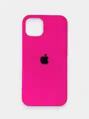 Фуксия чехол силиконовый для iPhone 13, 13 Pro, 13 Pro Max, с закрытым низом