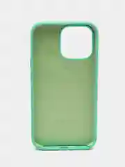 Мятный чехол силиконовый для iPhone 13, 13 Pro, 13 Pro Max, с закрытым низом