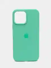 Мятный чехол силиконовый для iPhone 13, 13 Pro, 13 Pro Max, с закрытым низом