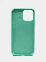 Мятный чехол силиконовый для iPhone 13, 13 Pro, 13 Pro Max, с закрытым низом