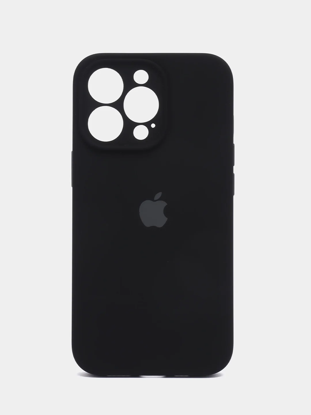 Угольный чехол силиконовый для iPhone 13, 13 Pro, 13 Pro Max, с закрытым низом