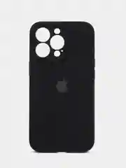 Угольный чехол силиконовый для iPhone 13, 13 Pro, 13 Pro Max, с закрытым низом
