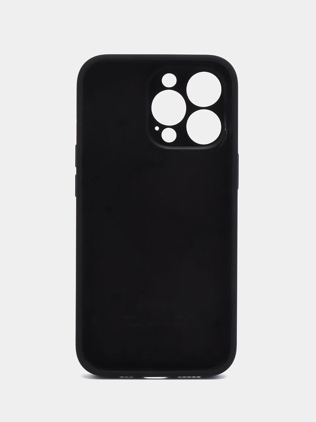Угольный чехол силиконовый для iPhone 13, 13 Pro, 13 Pro Max, с закрытым низом