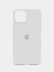 Белый чехол силиконовый для iPhone 13, 13 Pro, 13 Pro Max, с закрытым низом