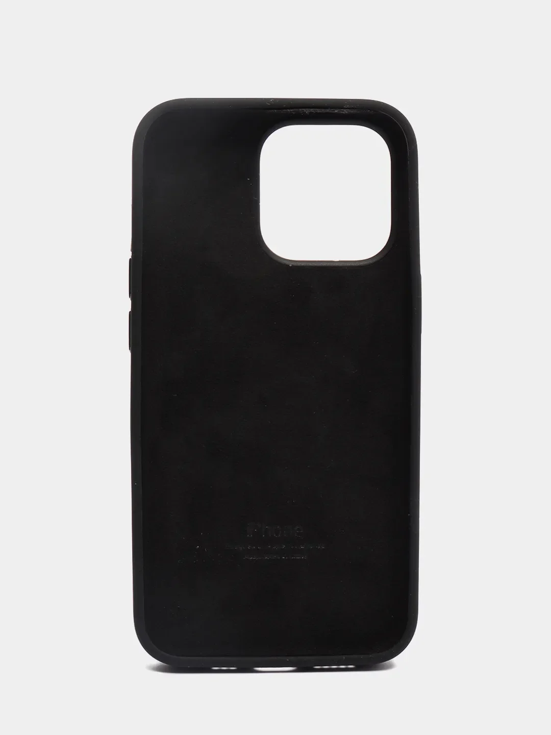 Черный чехол силиконовый для iPhone 13, 13 Pro, 13 Pro Max, с закрытым низом