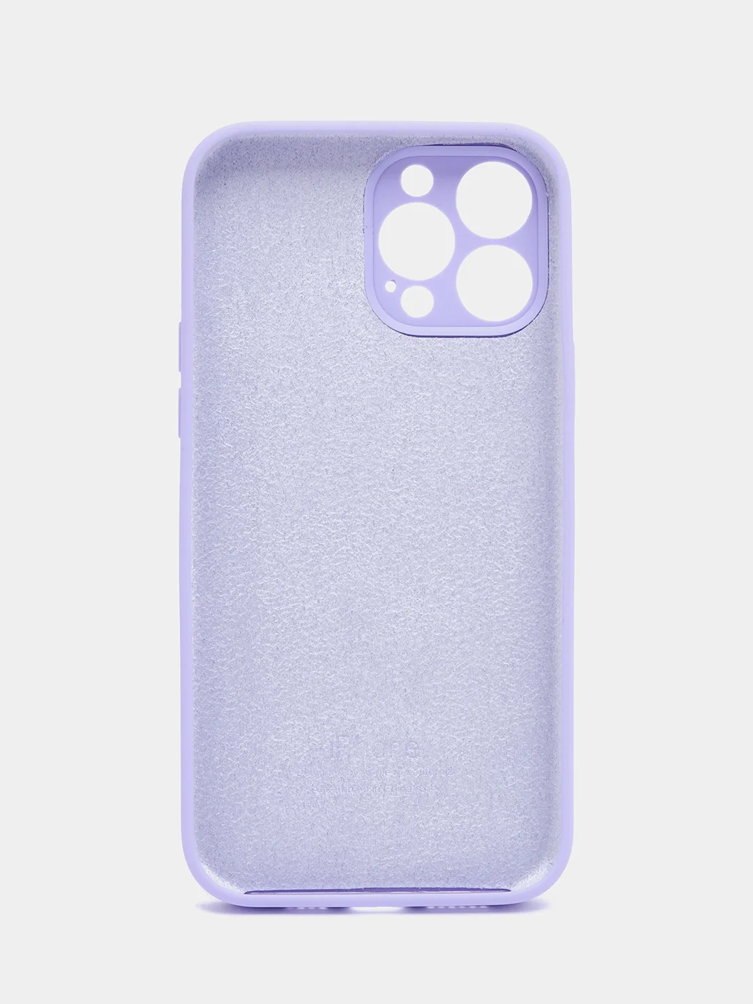 Сиреневый чехол силиконовый для iPhone 13, 13 Pro, 13 Pro Max, с закрытым низом
