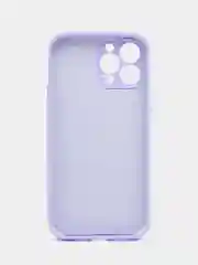Сиреневый чехол силиконовый для iPhone 13, 13 Pro, 13 Pro Max, с закрытым низом