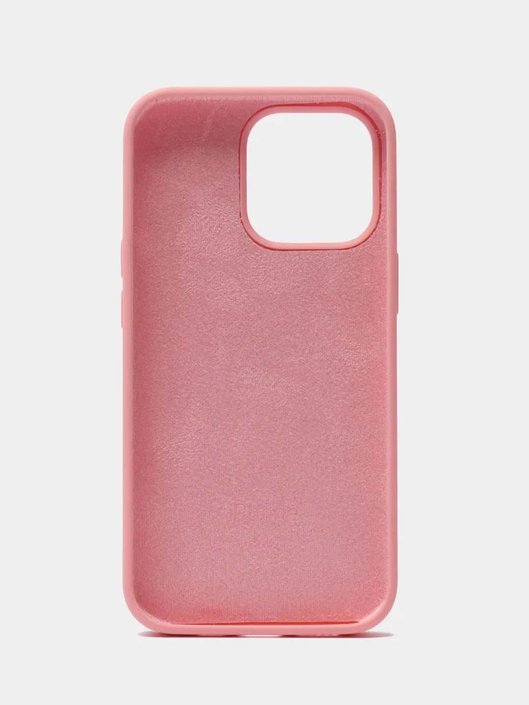 Розовый чехол силиконовый для iPhone 13, 13 Pro, 13 Pro Max, с закрытым низом