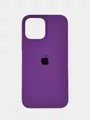 Аметистовый чехол силиконовый для iPhone 13, 13 Pro, 13 Pro Max, с закрытым низом