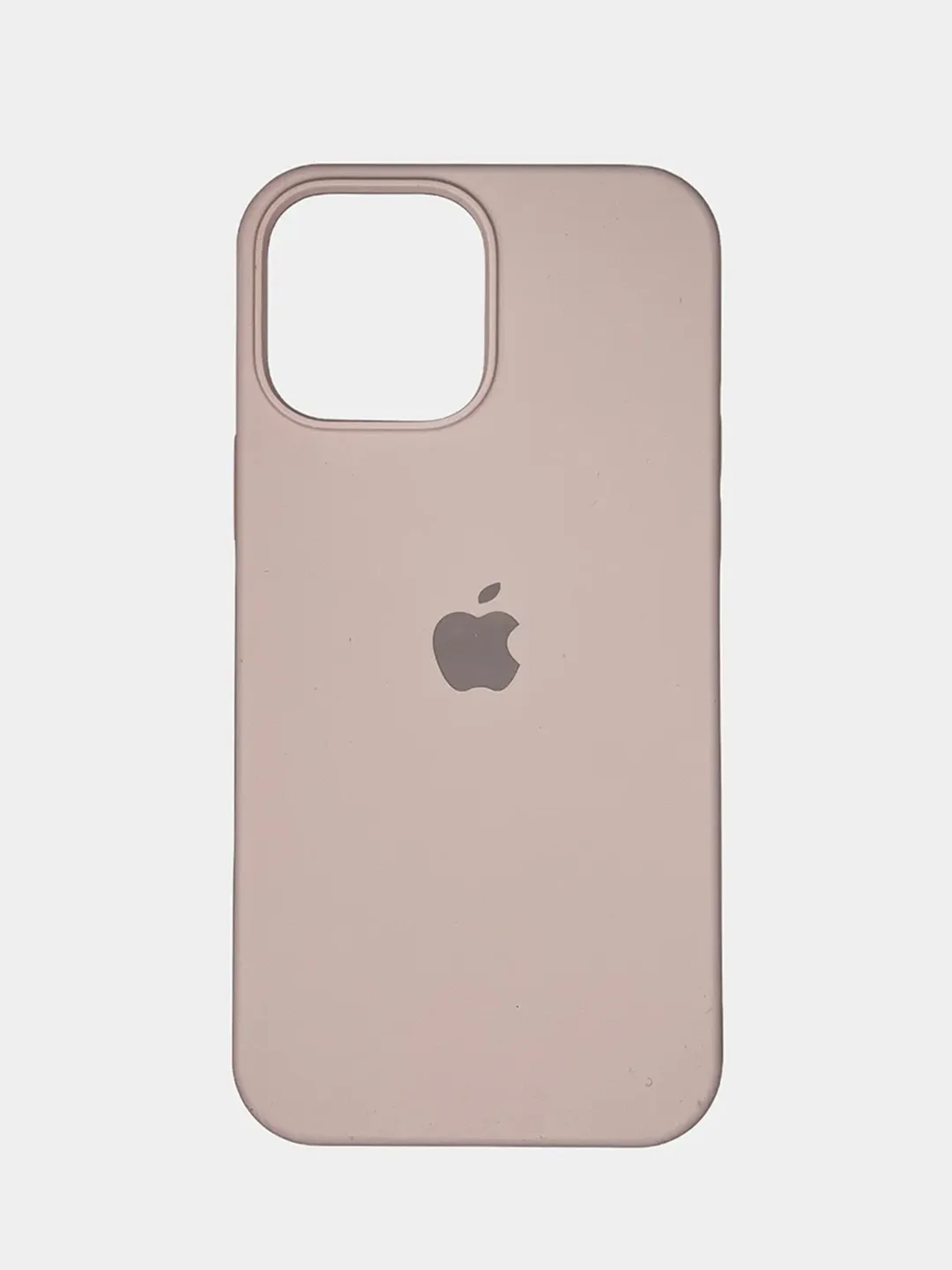 Бежевый чехол силиконовый для iPhone 13, 13 Pro, 13 Pro Max, с закрытым низом